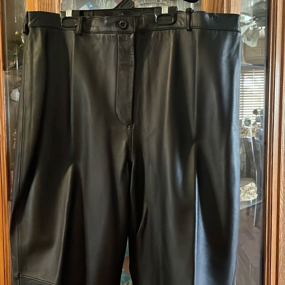 Avenue Leather Pants Size 16